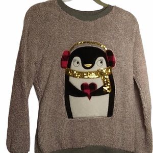 SECRET TREASURES FUZZY BLING PAJAMA SET.SIZE.LARGE